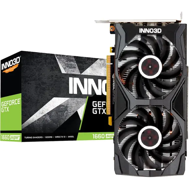 INNO3D 映众 GEFORCE GTX 1660 SUPER 黑金至尊版 显卡 6GB 黑色