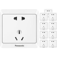 Panasonic 松下 雅悦系列 WMWA122-N 正五孔插座 白色 十只装