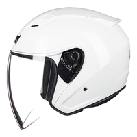 Tanked Racing 坦克 T536 摩托车头盔 半盔 白色 XXL码