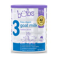bubs 贝儿 A2系列 幼儿羊奶粉易吸收款 澳版 3段 800g