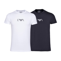 EMPORIO ARMANI 阿玛尼 男士圆领短袖T恤套装 91935 2件装 混色 XXL