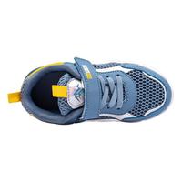 哈比熊童鞋男童鞋夏季儿童运动鞋镂空休闲鞋网布鞋AUA6586 湖蓝黄34码 湖蓝黄(单网)