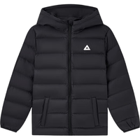 匹克（PEAK）儿童轻薄羽绒服2025冬季保暖羽绒服拼色潮流防风耐磨 黑色 160