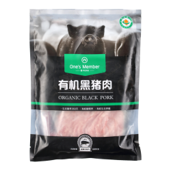 1号会员店 有机黑猪肉 里脊肉片 800g