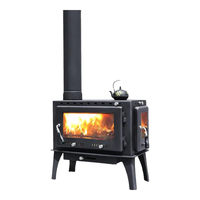 川炅壁炉真火燃木柴客厅铸铁自建别墅民宿农村取暖器家用壁炉真火壁炉 下单送精美柴篮