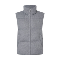 MO&Co.【active系列】羽绒服马甲2025冬90绒轻磨毛运动风MBE4EIN026 深花灰色 S /160