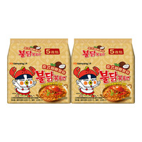 SAMYANG 142G*5*2袋！韩国进口三养火鸡面（泰式咖喱蟹味）