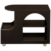 全友 茶几奶油风可移动沙发边几客厅家具多功能家用储物收纳柜零食车