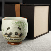 易信 汝窑缘定杯 熊猫
