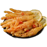 小龙坎无骨鸡爪蒜香酸辣味去骨凤爪生鲜零食小吃500g固形物≥60% 柠檬蒜香酸辣无骨鸡爪500g