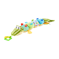 jollybaby 安抚鳄鱼玩偶宝宝0-1岁新生儿哄睡量身高毛绒玩具 音乐款