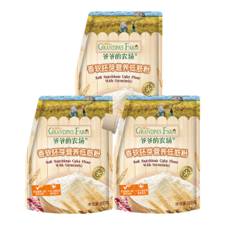 爷爷的农场 低筋面粉家用儿童松饼粉烘焙专用送婴儿宝宝辅食食谱