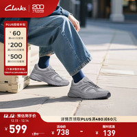 Clarks CodingZero 1男士休闲缓震运动舒适厚底百搭老爹鞋 灰色 261855307 42