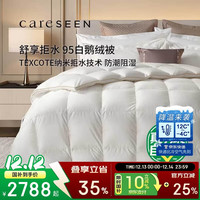 康尔馨 五星酒店拒水冬羽绒被绒重2.1斤200*230cm 200cm*230cm