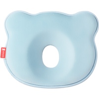 新安代 婴儿枕头定型枕新生儿0-1-3岁定型枕透气枕头婴儿定型枕头矫正 升级款抑菌面料-蓝色