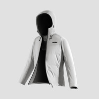 PLUS会员：威可多 冬季羽绒服男保暖轻暖户外鹅绒服VRS88472503 浅灰色 175/92A/L