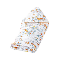 南极人 婴儿抱被新生儿防惊跳襁褓宝宝小被子春秋天竹棉豆豆款产房包被