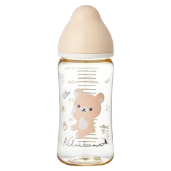 啾啾 ChuChu婴幼儿多功能宽口径PPSU奶瓶 240ml 小熊款 日本进口