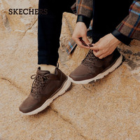 斯凯奇(Skechers)男靴休闲工装靴男士马丁靴保暖雪地靴运动增高鞋 65731