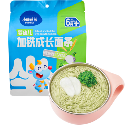 小鹿蓝蓝 鳕鱼西兰花味营养线面无盐200g