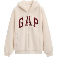 盖璞 Gap男女装秋冬款logo抱抱绒连帽卫衣宽松外套676395