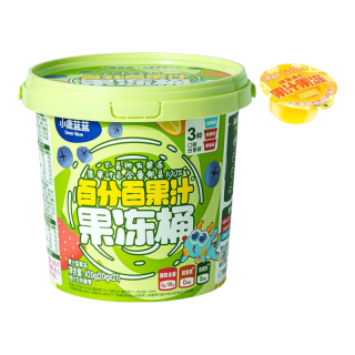 小鹿蓝蓝维C多元果汁果冻420g 宝宝儿童零食百分百果汁果冻约21粒