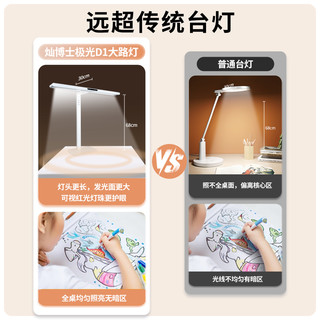 【红光增益】灿博士4.5倍红光桌面大路灯插电式儿童学习护眼台灯