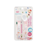 skater 斯凯达宝宝学吃饭自主进食训练叉勺套装 粉色 叉勺套装-粉色