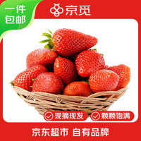 京觅 四川大凉山草莓 4盒装 单果13g+ 净重1200g