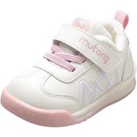 牧童学步鞋男冬季加绒保暖棉鞋婴儿软底面包鞋女宝宝鞋子 星云粉15