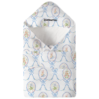 DOMIAMIA 新生儿抱被防惊跳婴幼儿睡袋秋冬儿童肚围宝宝用品豆豆绒防踢包单