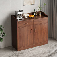木匠印记 餐边柜 80cm 胡桃色