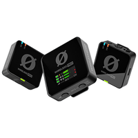 RODE罗德Wireless PRO无线领夹麦克风一拖二直播录音相机手机专业收音话筒加NTH100耳机套装