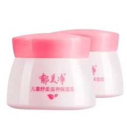 郁美净 儿童面霜补水鲜奶霜50g*2