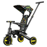 uonibaby SL-168 儿童三轮车 新款圆棚星空涂鸦