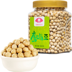 金陵老太太 香酥鹰嘴豆500g罐装 坚果炒货新疆木垒特产非油炸熟豆粗粮