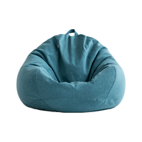 YANXUAN 网易严选 懒人豆袋沙发+脚蹬 云杉绿 大号