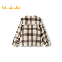 巴拉巴拉儿童棉衣女童外套秋冬季中大童棉服保暖