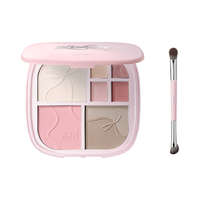 荔树 八色眼部腮红高光修容防水不晕染持久一体综合盘多色不飞粉初学者