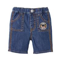 MIKIHOUSE儿童牛仔裤休闲宽松短裤六分裤外穿 140cm