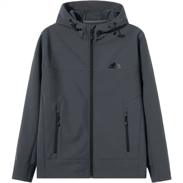 布衣传说 清仓！重磅300g 户外三防连帽软壳夹克（内里摇粒绒）