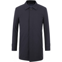 雅戈尔(YOUNGOR)风衣男翻领长款羽绒风衣聚酯纤维可脱卸羽绒内胆 VDYF429948FAA藏青 170/92A