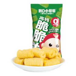 MyCcBaBy 高钙脆脆卷泡芙米菓能量谷物棒幼儿园代餐独立包装儿童零食 芝士玉米味