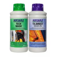 NIKWAX 冲锋衣清洁防水护理套装 1000ml 恢复拒水性 滑雪雨衣外套
