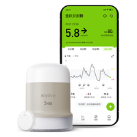 鱼跃安耐糖5代动态血糖仪Anytime5HSE免扎手指家用14天持续监测6盒装