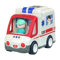 汇乐玩具 汇乐救护车玩具电动儿童男孩女孩汽车仿真模型电动早教益智玩具车