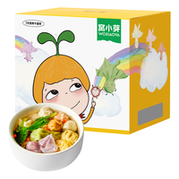 窝小芽 一周彩虹营养馄饨 多口味 135g*7包
