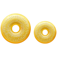 领丰金 黄金实心9999足金古法六字真言平安扣摆件 20g