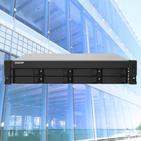威联通（QNAP）TS-832PXU 4G四核CPU 机架式8盘位NAS磁盘阵列网络存储器私有云(含NAS硬盘8T*8）
