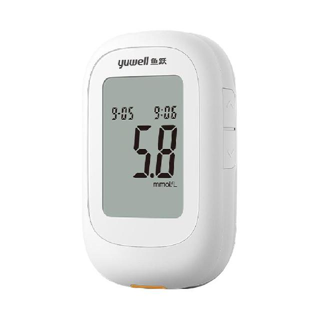 yuwell 血糖仪测血糖检测量仪器医院专用级免家用扎针手指高精准试纸孕妇 血糖仪550（1+50）套装